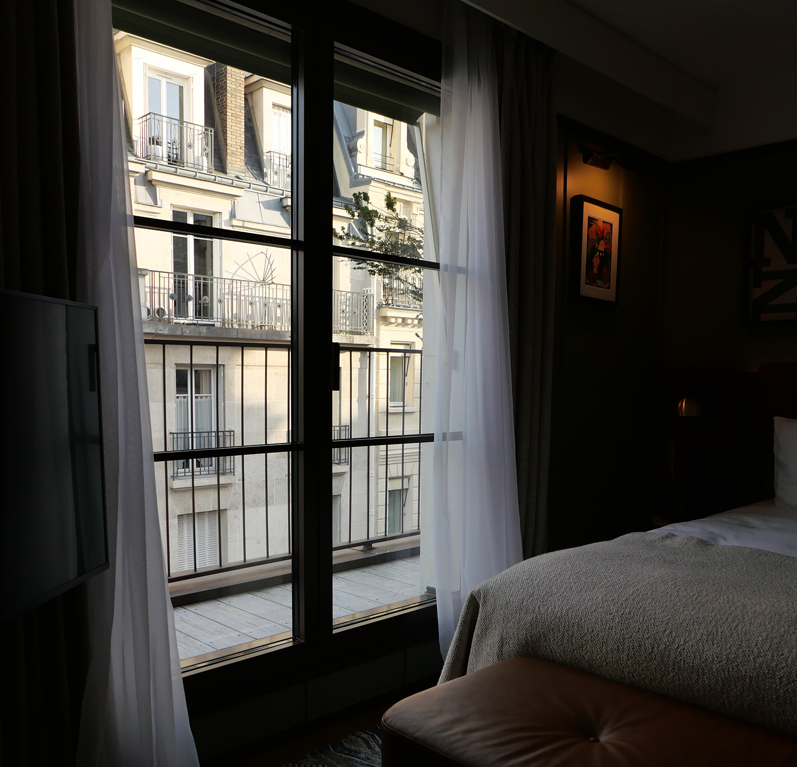 hotel norman paris terrace suite view